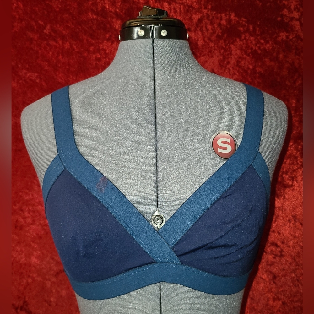Gillian & O'Malley Blue Triangle Bralette